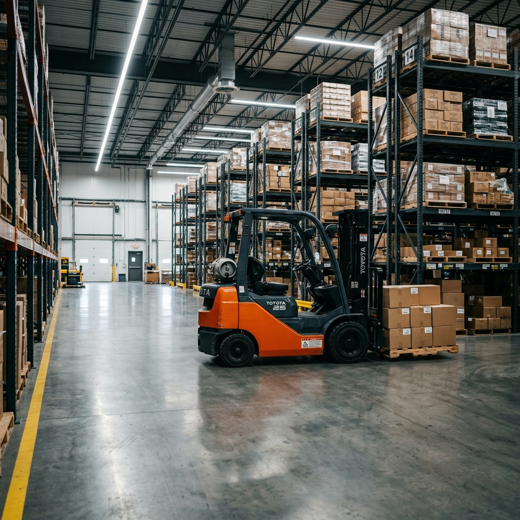 Warehouse forklift